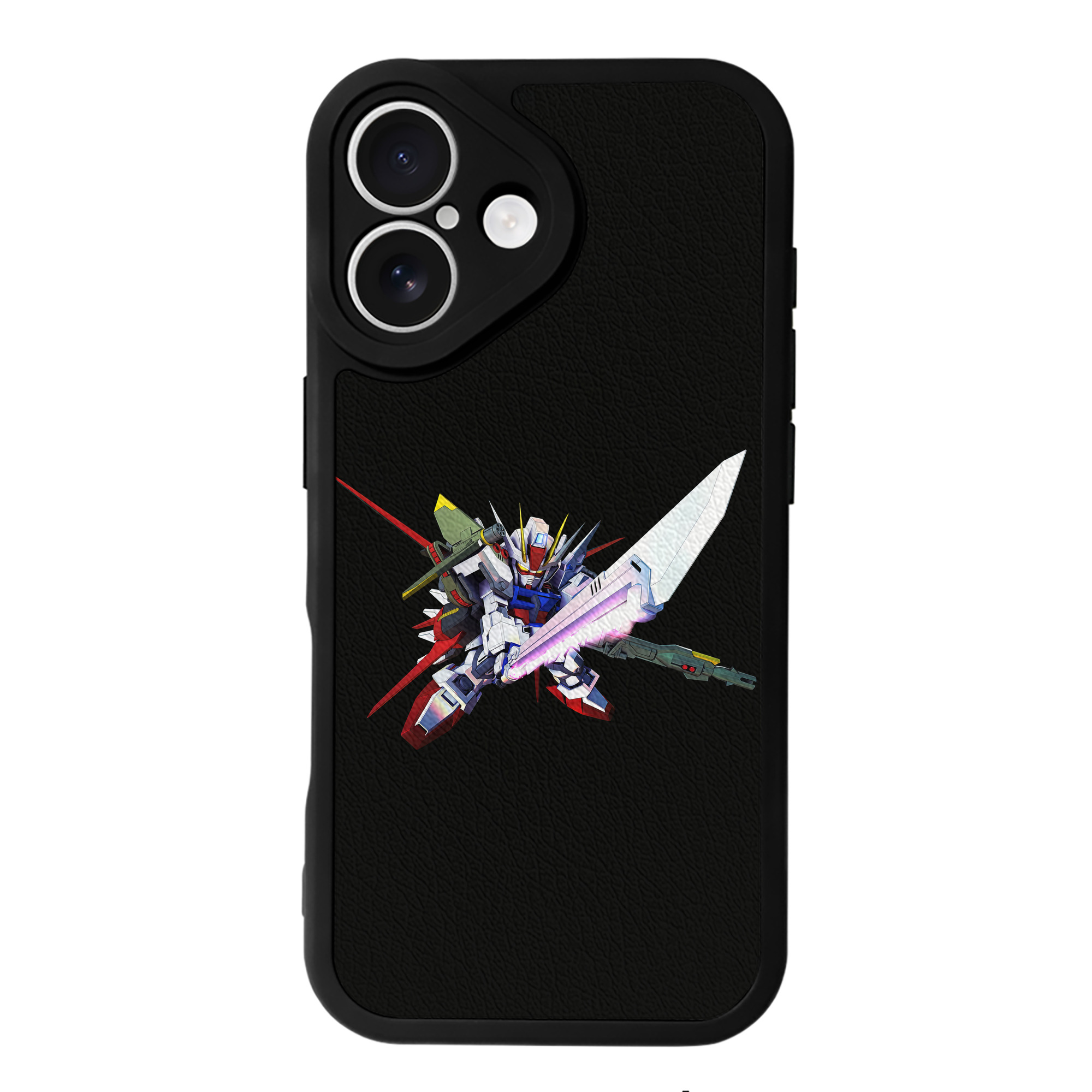 （画像用） 機動戦士ガンダム Mobile Suit Gundam 【iPhone 16シリーズ対応】シリコンスマホケース（レザー調） 材質：シリコン